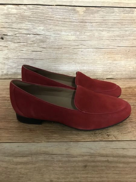 Clarks Red suede Loafers