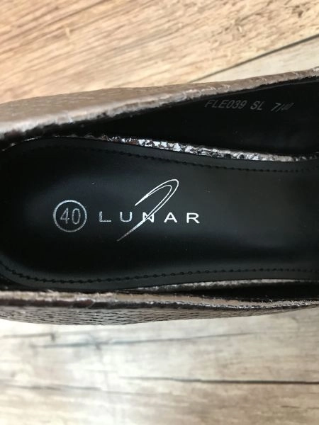 Lunar croc affect heels