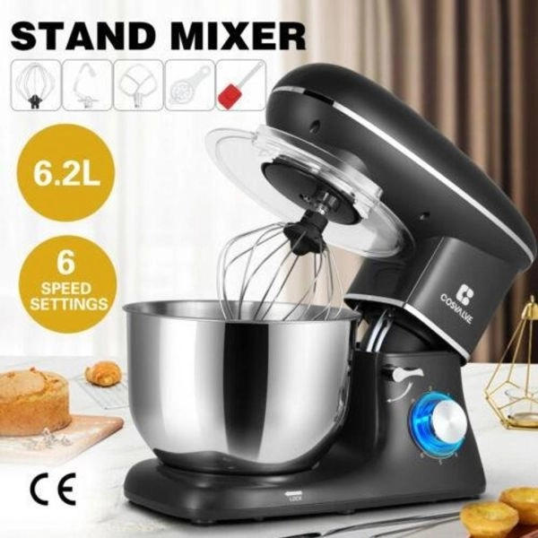 COSVALVE 6.2L PRO FOOD ELECTRIC STAND MIXER