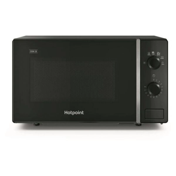 HOTPOINT 20L NEW BOXED MICROWAVE-700W-BLACK-6 PROGRAMMES-