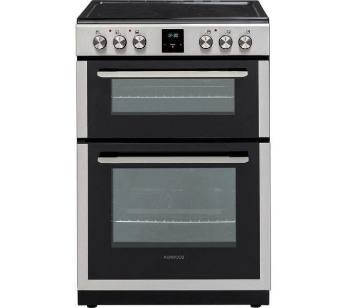 KENWOOD 60CM DOUBLE OVEN ELECTRIC CERAMIC COOKER-S/S- [HD]