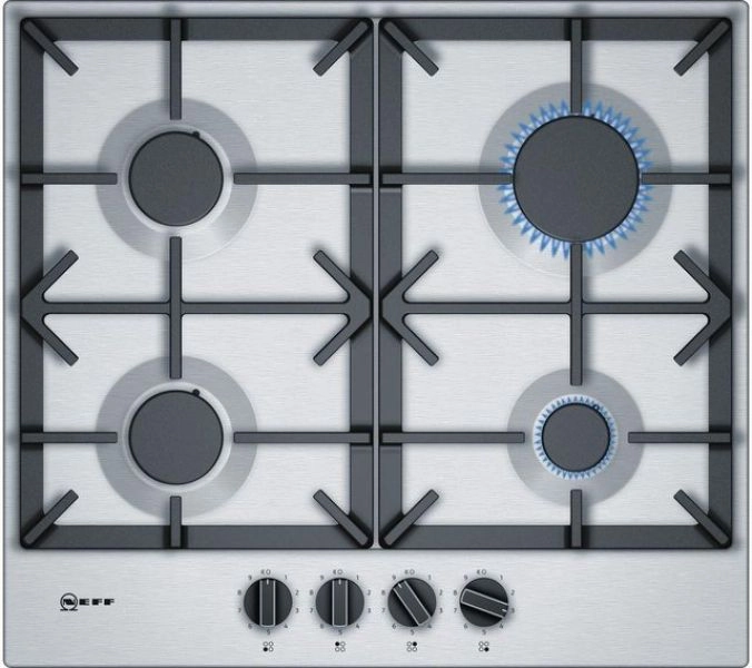 NEFF 60CM STAINLESS STEEL GAS HOB-TOP SPEC-NEW!WOW