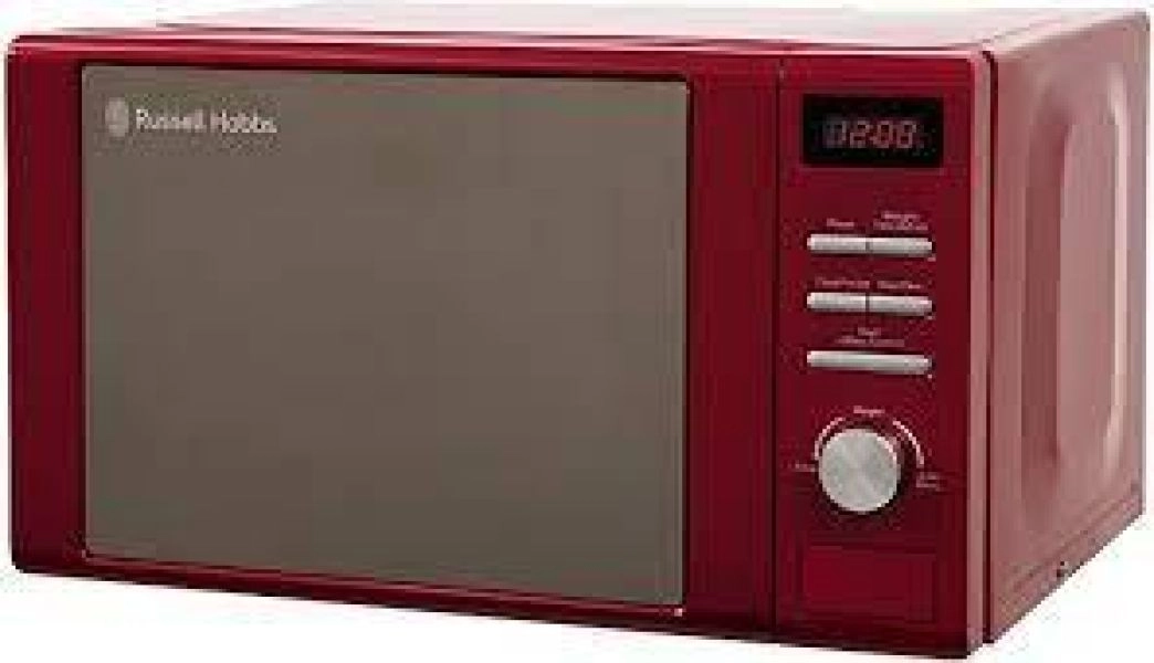 RUSSELL HOBBS LEGACY 20L RED DIGITAL MICROWAVE-800W**