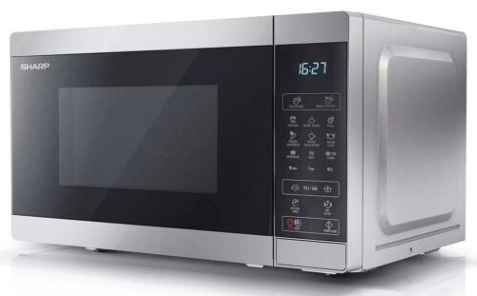 SHARP 20L 800W WHITE TOUCH CONTROL MICROWAVE WITH GRILL