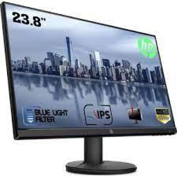 HP 24" FULL HD LCD MONITOR-HDMI/VGA-CAN BE WALL MOUNTED-WOW