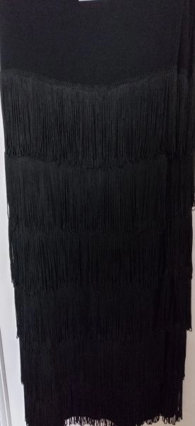New with tags - Yours Black 1/2 Fringed Dress Size 16