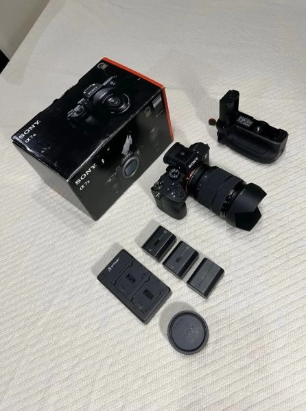 Sony Alpha A7 III with lens
