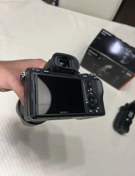 Sony Alpha A7 III with lens