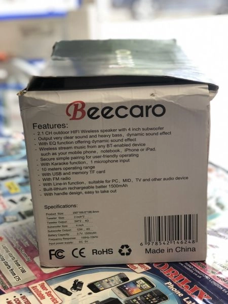 Beecaro Bluetooth Wireless Music Speaker for Outdoors & Indoors Available