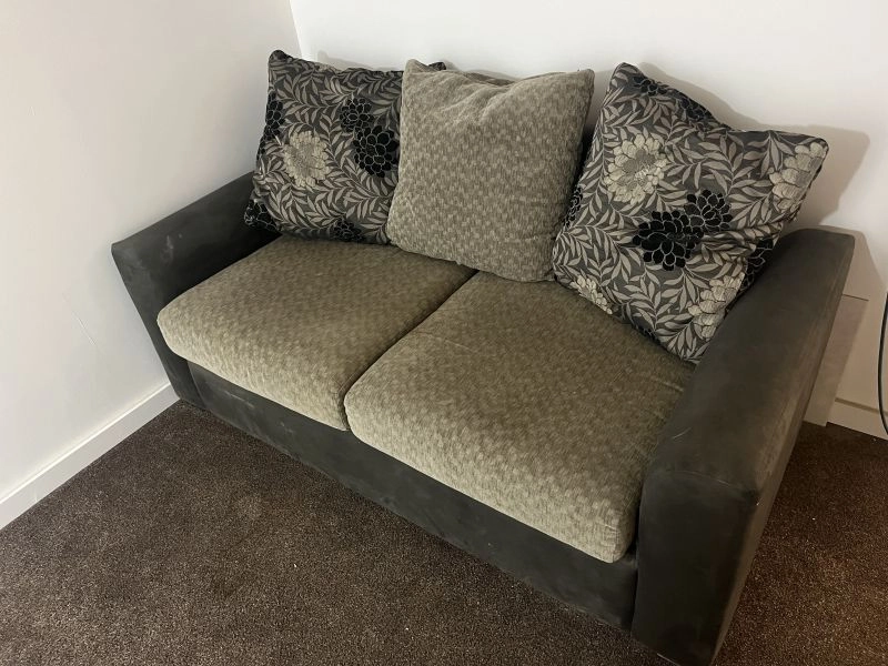 Chocolate brown sofa set