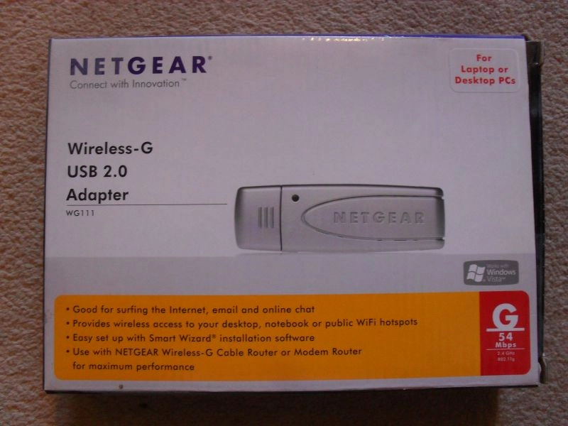 Netgear Wireless-G Adapter WG111