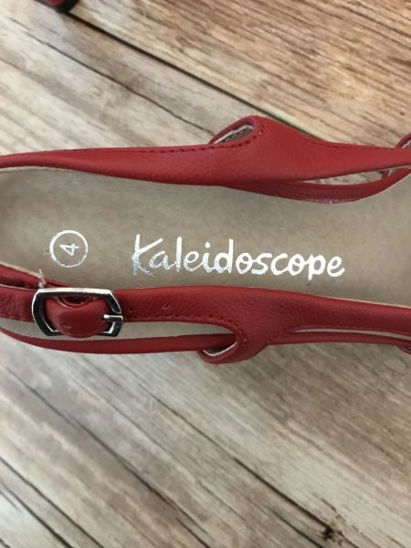 Kaleidoscope Lady slingback shoes