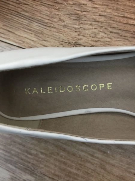 Kaleidoscope Black cream shoes