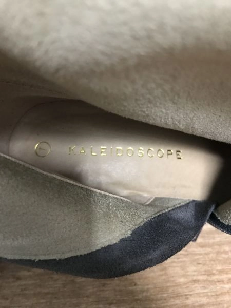 Kaleidoscope Grey Suede Cone Mid Boots