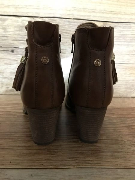 Dune london dark tan boots