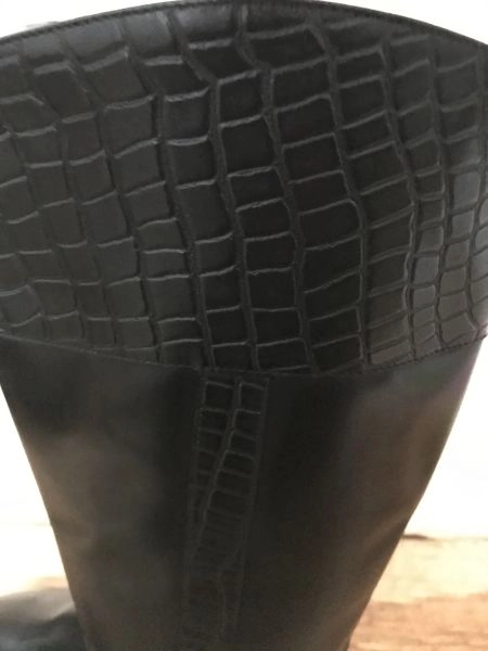 Kaleidoscope Croc Panel Long Boots