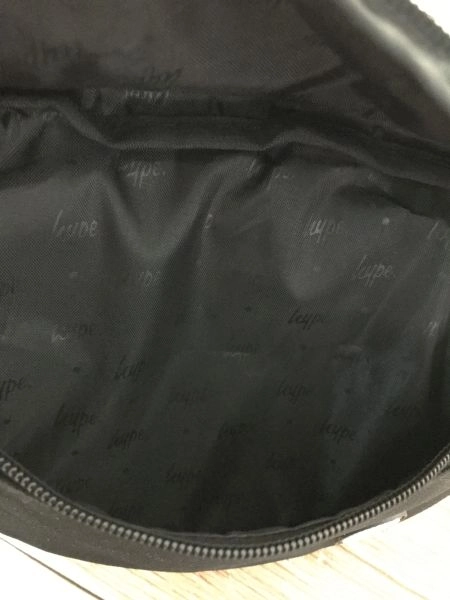 Hype black bum bag