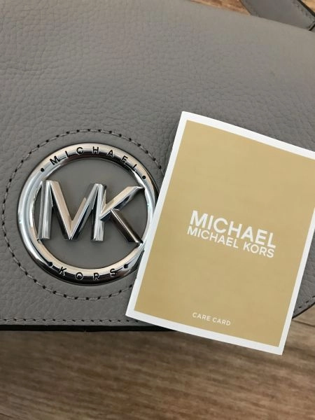 Michael kors pearl grey handbag