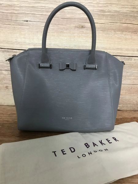 Ted baker grey leather handbag