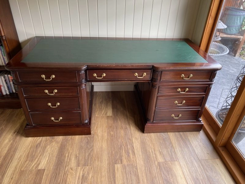 Antique Reproduction Mahogany Desk