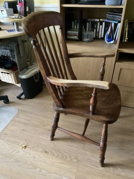Antique Grandfather chair