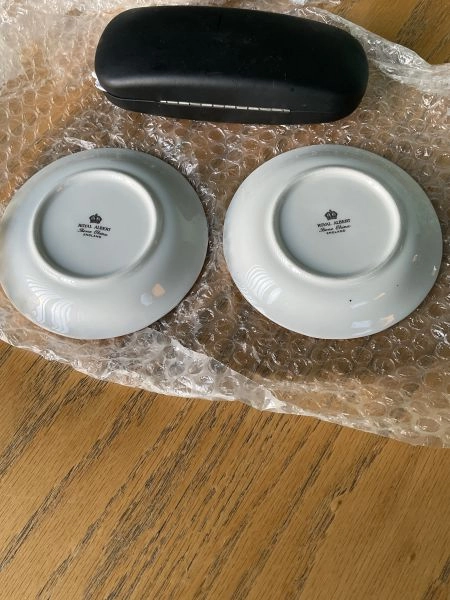 Two small Royal Albert plates