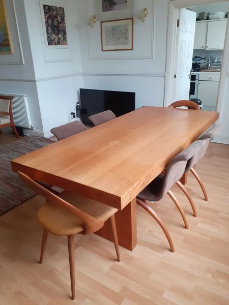 Heals dining table in cherry wood