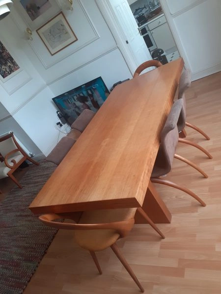 Heals dining table in cherry wood