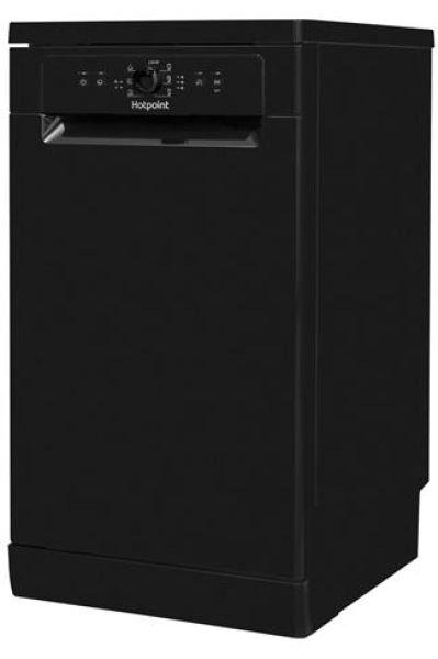 HOTPOINT SLIMLINE BLACK 10 PLACE DISHWASHER-QUICK WASH-DELIVERY AVAILABLE FOR A FEE