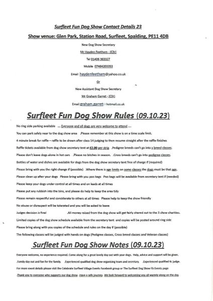 The Celebrate Surfleet Fun Dog Show 2023