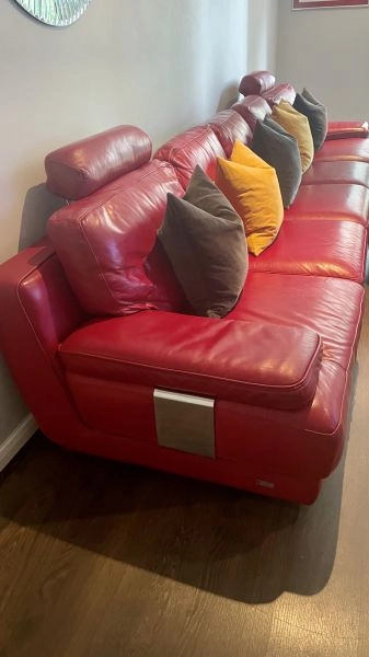 5 Seater Leather Sofa
