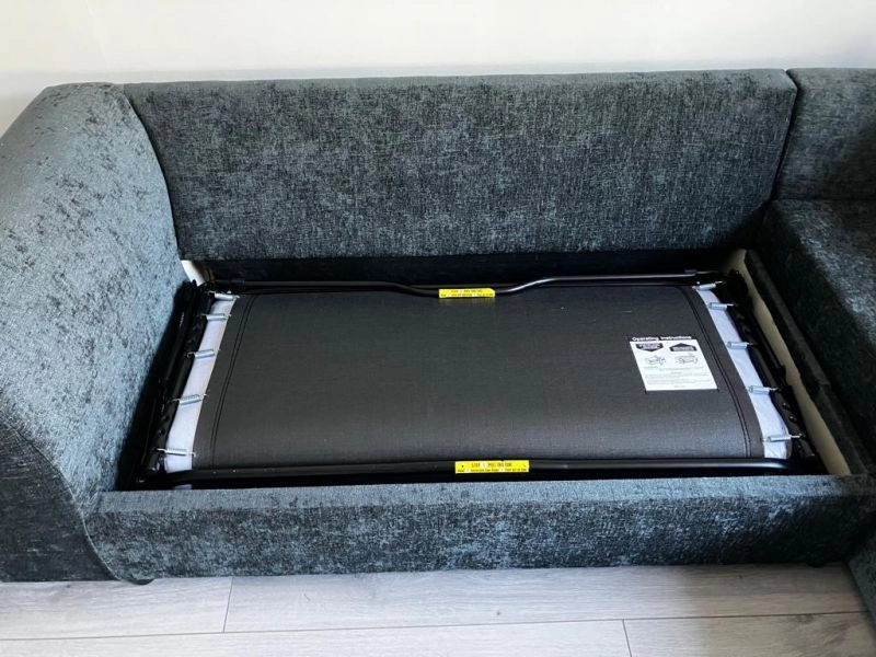 Brand New Charcoal L-shaped Sofa Bed