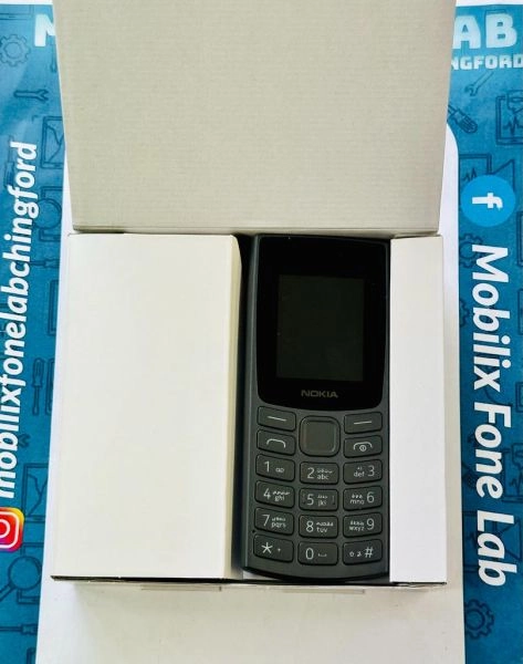Nokia 105 2023 2G Dual Sim Unlocked Charcoal FM Radio LED Torch Simple Keypad Phone