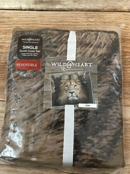 Wild@heart by gavend cavailia lion duvet cover set
