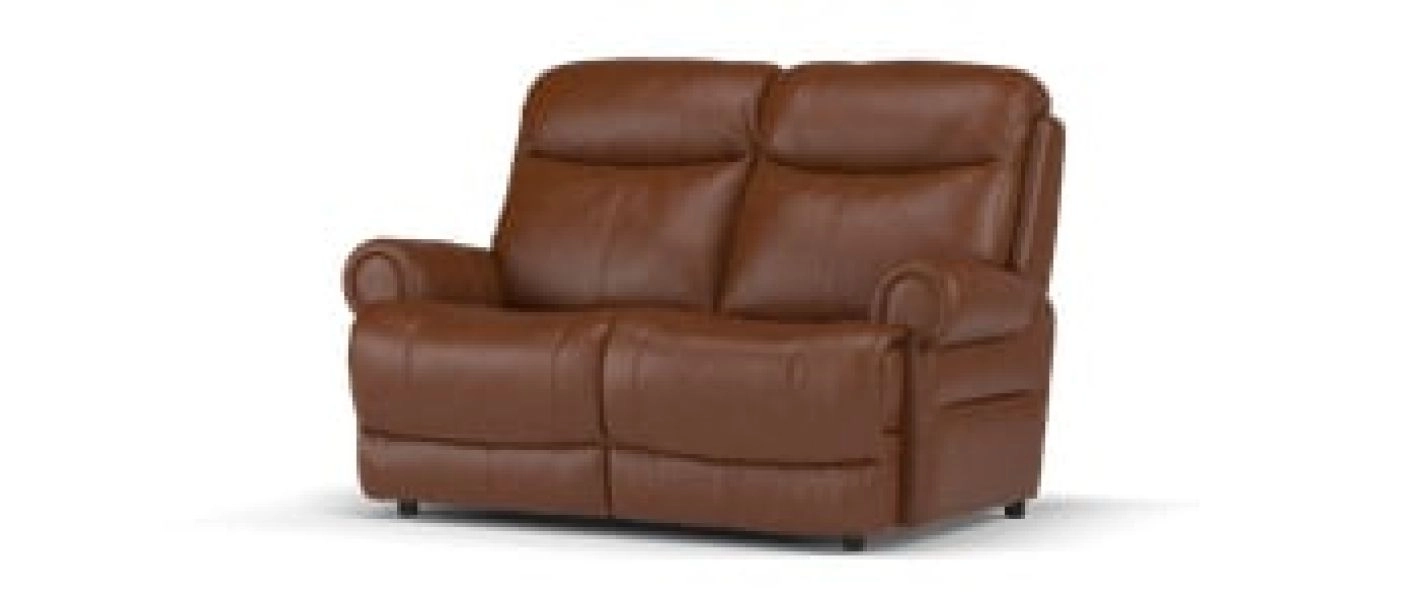 2 seater new leather recliner
