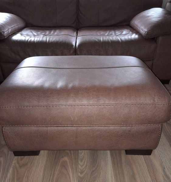 100% natural Italian leather sofa
