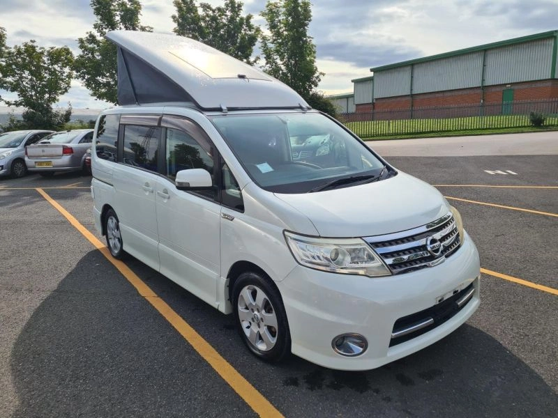 Nissan Serena 2.0 Auto By Wellhouse 44,352 miles, in Pearl, 2009, side conversion, low mileage LEZ/CLEAN AIR ZONE COMPLIANT [3032] Fully built & ready to go.