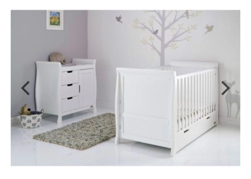 Obaby Cot and Changing Unit Set - Brand New in Box