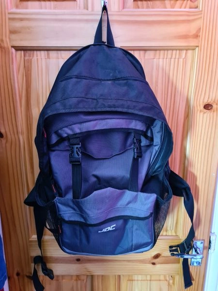 JDC Motorbike backpack and helmet holder
