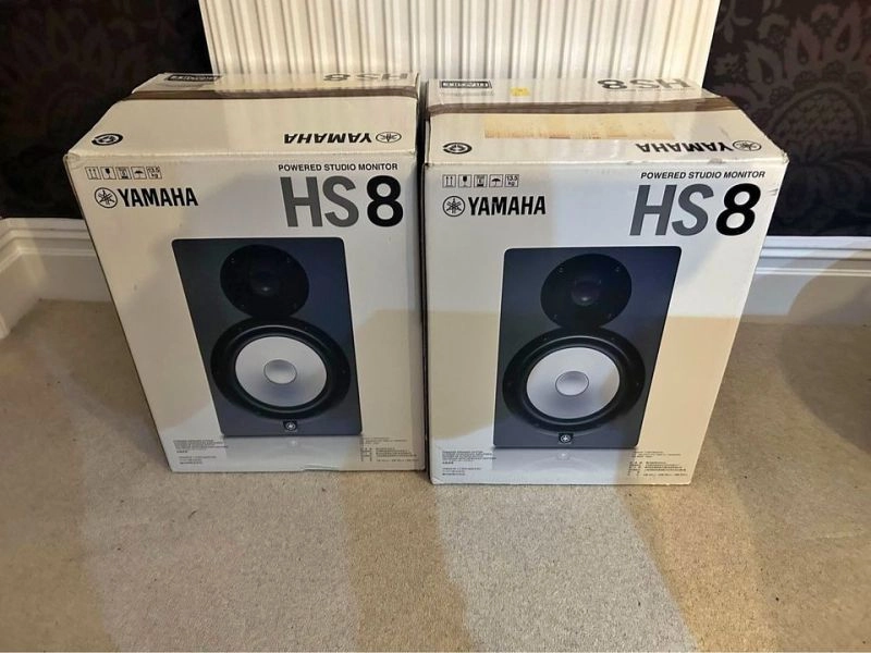 Yamaha HS8 studio monitor pair