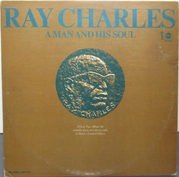 Soul Vinyl 2xLP "A Man and His Soul" Ray Charles, With Booklet, Vinyl Missing