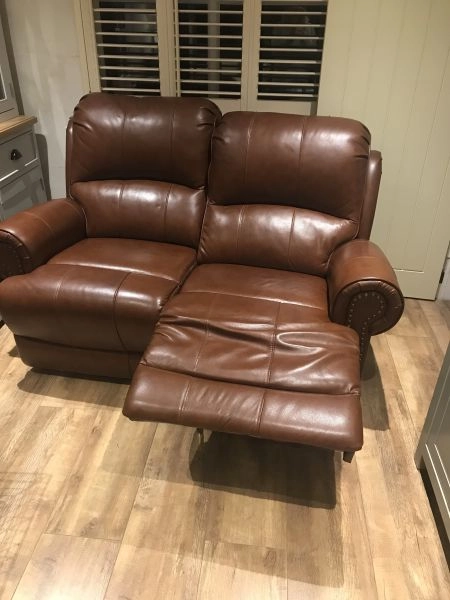 Brand new 2 seater leather recliner hence price