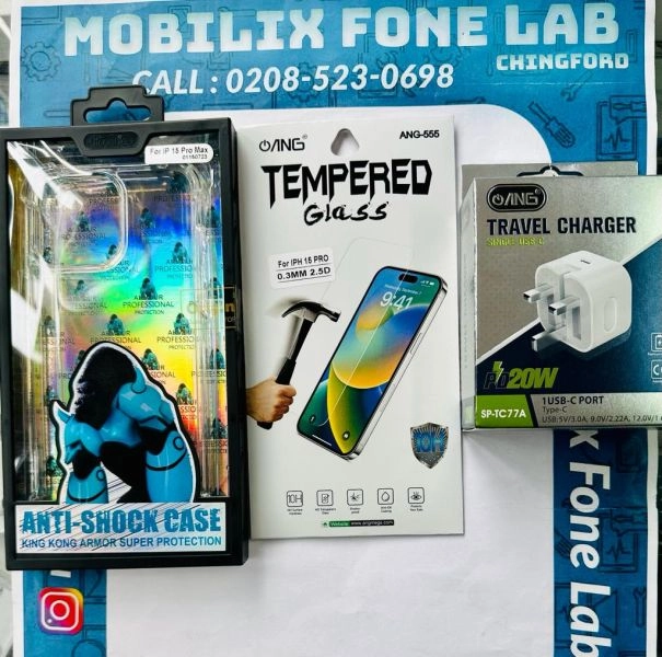 Special Offer iPhone 15 & iPhone 14 Series Cases 20watt USB-C Type C PD Plug & Tempered Glass