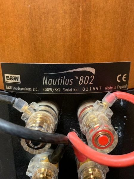 Bowers & Wilkins Nautilus 802 1 Pair