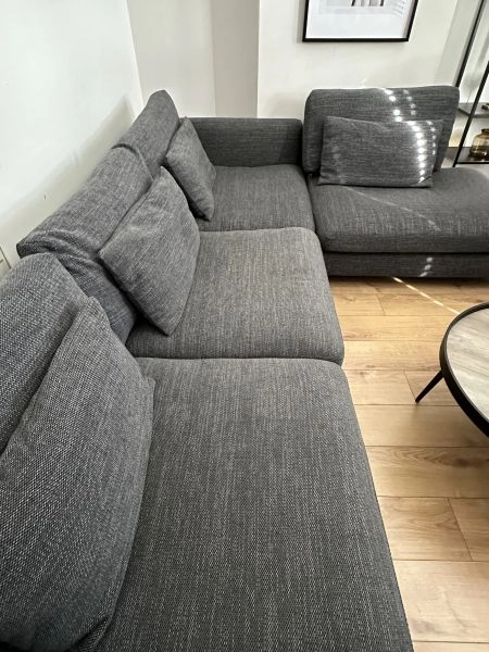 Charcoal grey sofa