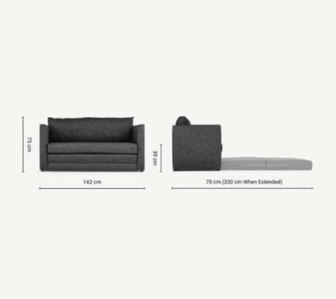 Sofa bed from MADE, 2 seater