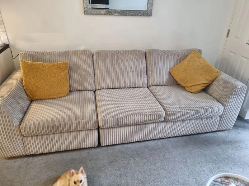 DFS 1 Year Old Immaculate 4 Seater Sofa