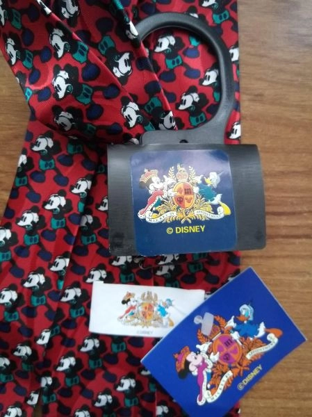 Disney Mens Red Mickey Mouse Tie