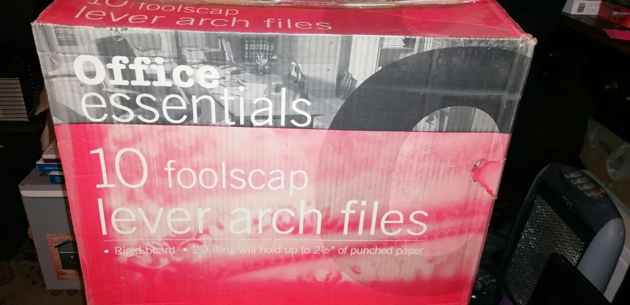Foolscap Lever Arch Files