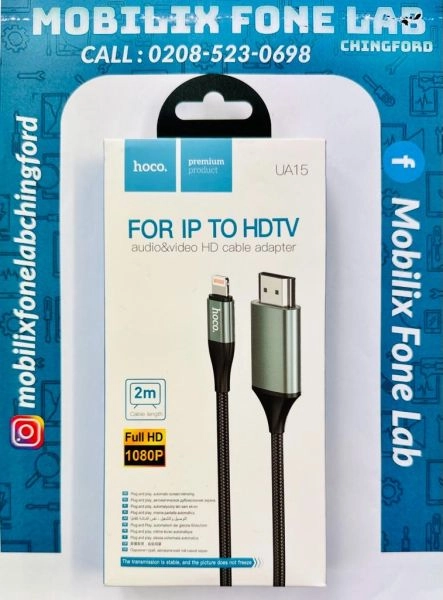 HOCO iPhone to HDTV Cable iPhone Lightning to HDMI TV Plug & Play Cable for Apple iPhone iPad Model